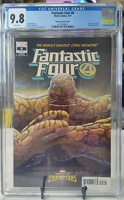 Buy Fantastic Four #6 Marvel CGC 9.8 Mystery Variant Cover 2019 Comic Book • 94.87£