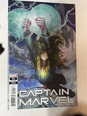 Buy Captain Marvel #34 Simone Bianchi 1:25 Variant Cover Marvel Comics 2021 | Combin • 9.50£