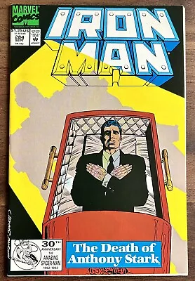 Buy 1992 Marvel Iron Man #284 Death Of Anthony Stark Mint • 19.18£
