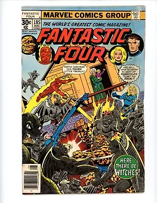 Buy Fantastic Four #185 Marvel 1977 1st Appearance Of Nicholas Scratch • 3.95£