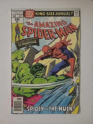 Buy Amazing Spiderman Annual 12 Hulk 1978 • 32.44£
