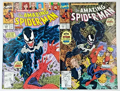 Buy Amazing Spider-man #332, #333. Marvel 1990 Venom • 18.50£