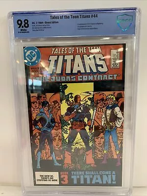 Buy DUPLICATE Tales Of The Teen Titans #44 Key 1st Nightwing CBCS 9.8 1984 White • 642.79£
