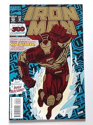 Buy Iron Man 300 Marvel Comics Foil Cover Modern Age 1994 • 7.99£