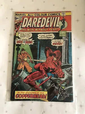 Buy Daredevil #124 Marvel Comics Bronze Age 1975 Copperhead & Bagged • 9.97£