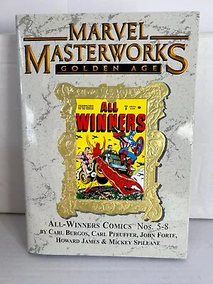 Buy Marvel Masterworks Golden Age All Winners HARDCOVER 1st Edition Volume 2 T4574 • 23.99£