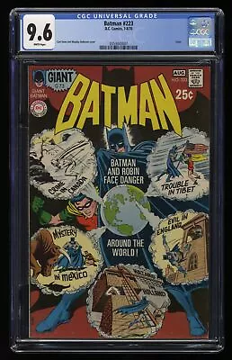 Buy Batman #223 CGC NM+ 9.6 White Pages Giant-Size G-73! DC Comics 1970 • 642.62£