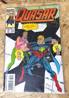 Buy Marvel Comics Quasar Comic Book #51 (Nov. 1993) - NM • 8.99£
