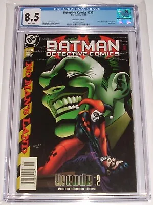Buy DC Detective Comics 737 CGC 8.5 3rd App Harley Quinn RARE NEWSSTAND Cover Joker • 144.56£