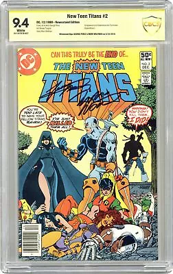Buy New Teen Titans #2D CBCS 9.4 Newsstand SS Perez/ Wolfman 1980 19-1247D7A-027 • 371.78£