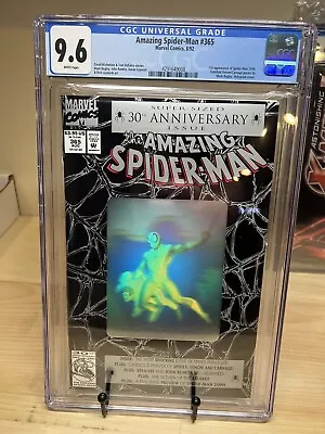 Buy Amazing Spider-Man #365 CGC 9.6 Direct WP 1st App. Spider-Man 2099 (1992) • 71.58£