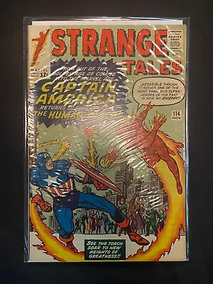 Buy Strange Tales 114 Human Torch Captain America Silver Age Comic Book • 759.54£