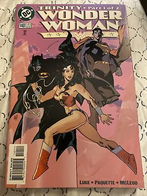 Buy Wonder Woman #140 Adam Hughes Cover Trinity Batman Superman DC Comics 1999! • 5.61£