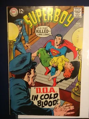 Buy SUPERBOY #151 FN+ October 1968 Neal Adams Cover DC I Killed Lana Lang • 7.98£