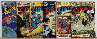 Buy SUPERMAN 274 275 276 277 278 279 Lot Of 6 1974 Comics Lot Shazam 100 Page Giant • 22.17£