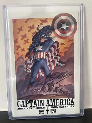 Buy Captain America Vol 4 #1 (Marvel Comics 2002) 1st Print Signed By John Cassaday  • 20£