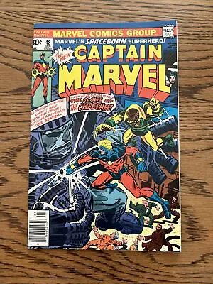 Buy Captain Marvel #48 KEY 1st Appearance Of The Cheetah! (Marvel 1977) NM/VF • 8.03£