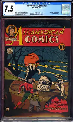 Buy All-American Comics #61 CGC 7.5 Off-White To White Pages L@@K! • 90,920.65£