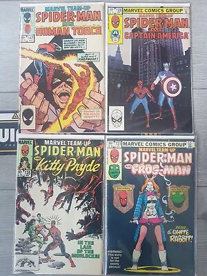 Buy  Marvel Comics Team-Up #Spider-Man Issues #128 #131 #135 #147 1983/1984 #Vintage • 14.99£