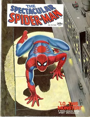 Buy Spectacular Spider-Man Magazine  #1   Vol 1   VERY GOOD   July 1968   Black & Wh • 31.62£