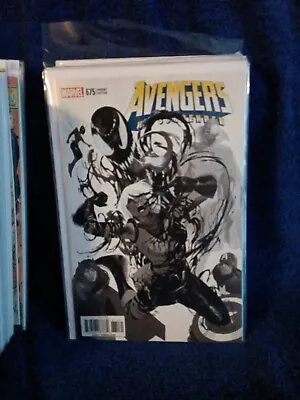 Buy Avengers #675 Acuna Venom Party Sketch Variant NM 1st Voyager Valerie Vector • 20.11£