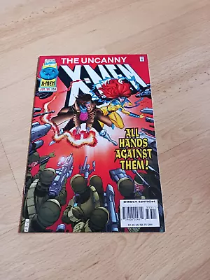 Buy Uncanny X Men #333. Marvel Comics. 1st Full Appearance Of Bastion. 1996. • 6.50£