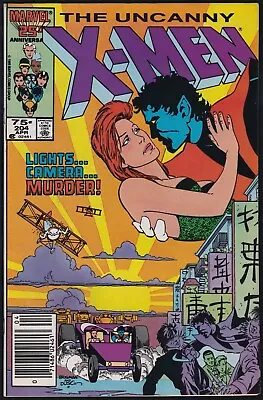 Buy Marvel Comics UNCANNY X-MEN #204 Nightcrawler Solo Story Arcade 1986 VF! • 7.15£
