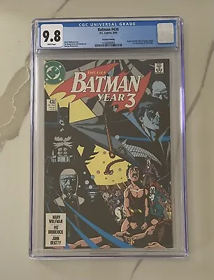 Buy Batman #436 CGC 9.8 WP 1st Tim Drake 2nd Print • 481.76£