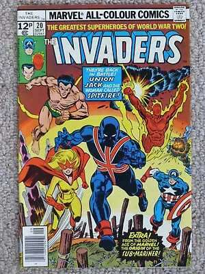 Buy Marvel The Invaders #20 - Very Good Condition • 20£