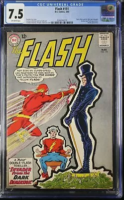 Buy Flash #151 - D.C. Comics 1965 CGC 7.5 Barry Allen And Iris West Get Engaged. Gol • 102.47£