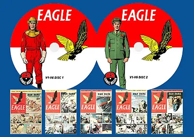 Buy Eagle V1-v6 Comic Collection On Two PC DVD Rom’s (CBR Format) • 7.99£