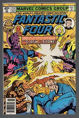 Buy Fantastic Four #212 Marvel 1979 Newsstand NM+ 9.6 • 46.65£