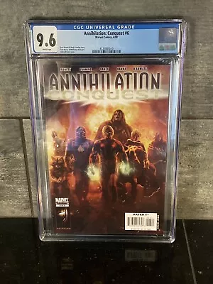Buy Annihilation Conquest 6 CGC 9.6 White Pages 1st New Guardians Of The Galaxy 6/08 • 67.95£