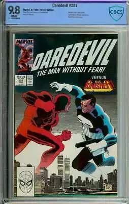 Buy Daredevil #257 Cbcs 9.8 White Pages // World Trade Center Cover 1988 • 115.82£