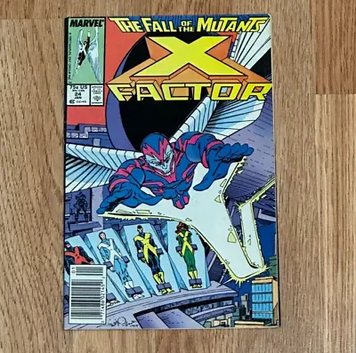 Buy X-Factor 24 (1988) Key 1st Archangel Newsstand Midgrade Marvel Walt Simonson • 23.65£