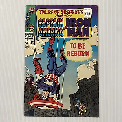 Buy Tales Of Suspense #96 Iron Man Captain America 1967 FN/VF Cent Copy • 24£