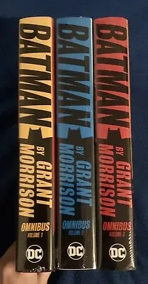 Buy Grant Morrison Batman Omnibus Hardcover Vol 1 2 3 Trilogy Set — Brand New Sealed • 158.11£