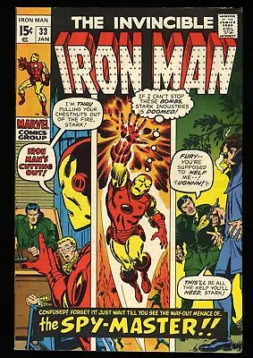Buy Iron Man #33 NM- 9.2 Marvel 1971 • 44.03£