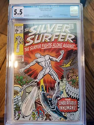 Buy Silver Surfer No.18 (1970) Cgc 5.5 ~last Issue - Kirby And Trimpe Art  • 79.06£