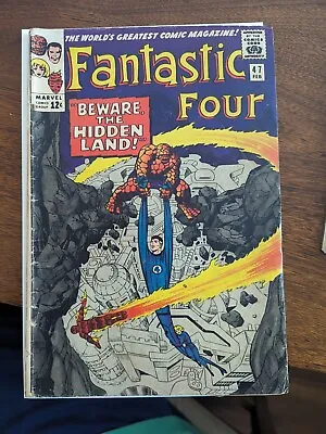 Buy Fantastic Four #47 Feb. 1966 Marvel Comics Mid • 23.72£