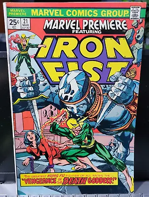 Buy Marvel Premiere #21 (Marvel 1975) Ft. Iron Fist, 1st Appearance Misty Knight! • 25.29£