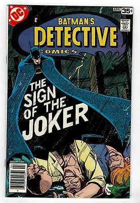 Buy Detective Comics 476    The Sign Of The Joker  Cover & Story • 32.12£