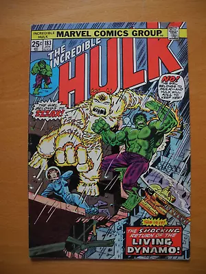 Buy The Incredible Hulk #183 Marvel 1978 FN 2nd App Of Zzzax • 3.19£