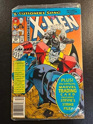 Buy Uncanny X Men 295 NEWSTAND Polybagged With Trading Card Wolverine  V 1 • 7.99£