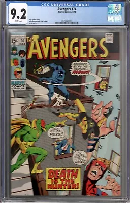 Buy Avengers 74 - CGC Near Mint- NM- 9.2 • 132.81£