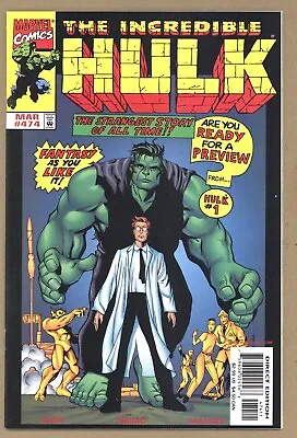 Buy Incredible Hulk 474 VFNM Cover Homage To #1! Last Issue! ABOMINATION! 1999 V425 • 11.82£