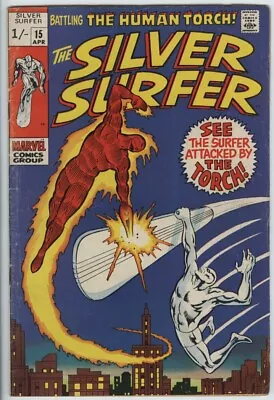Buy Silver Surfer 15 From 1970 Sufver V Human Torch • 80£