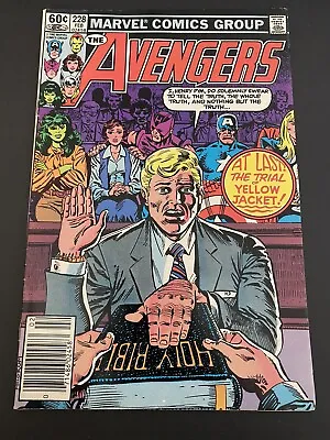 Buy Avengers 228, Key: The Trial Of Yellowjacket. Higher Mid Grade, Marvel 1982 • 3.16£