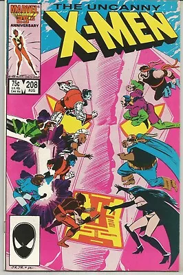 Buy Uncanny X-Men #208 : August 1986 : Marvel Comics • 9.95£