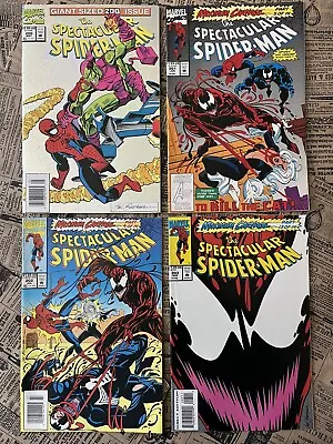 Buy Spectacular Spider-Man Comic (Lot Of 4) #200, 201, 202, 203 FN • 15.93£